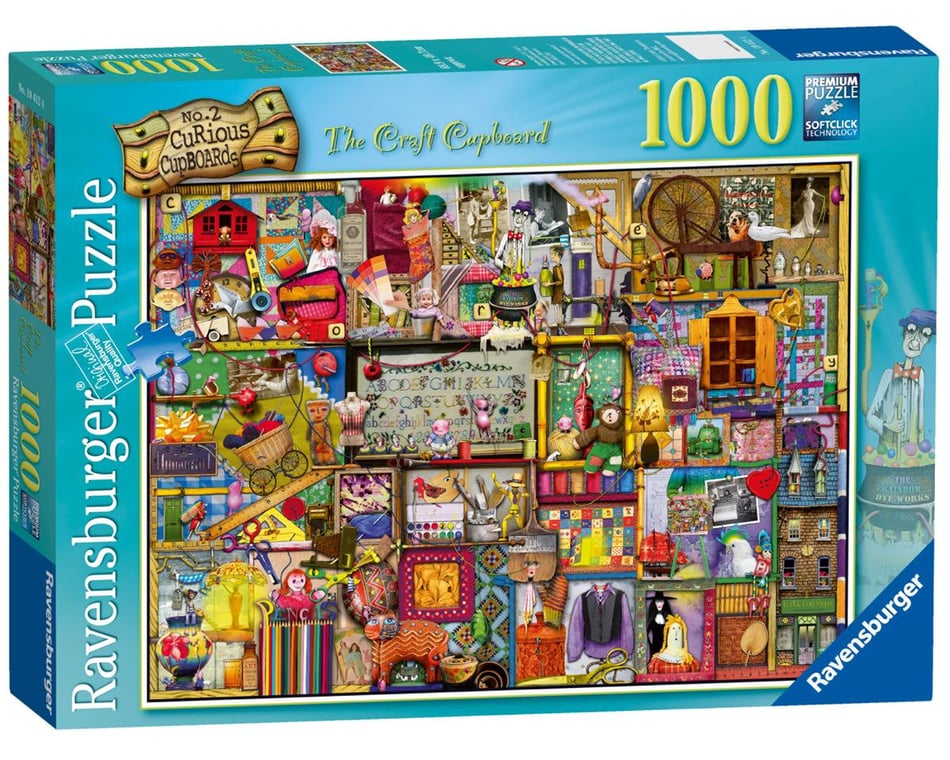 NEW Ravensburger "The Craft Cupboard" 1000 Piece Puzzle NEW 