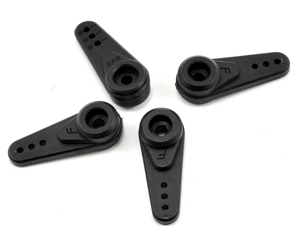 SAB Goblin Futaba Servo Horn (4) (25T) [SABHA050-S] - HobbyTown