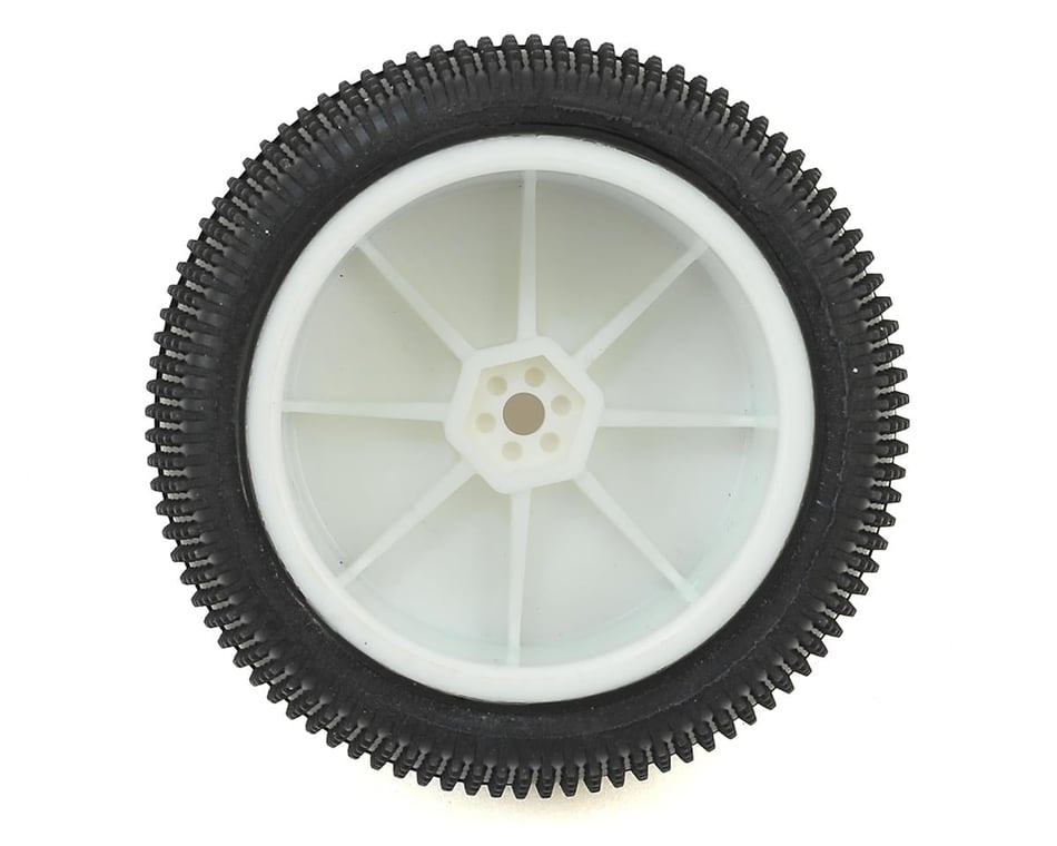 Schumacher Cactus 2.2" Rear 1/10 Buggy Pre-Mounted Carpet Tire (2) (Yellow)  [SCHU6839] - HobbyTown