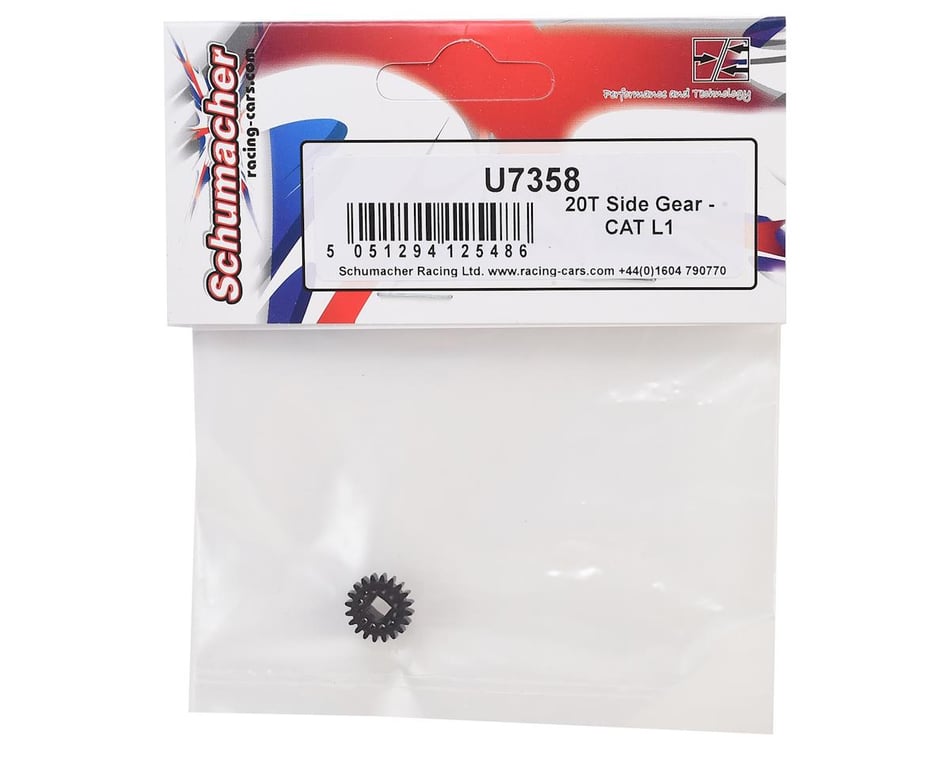 Schumacher CAT L1 20T Side Gear [SCHU7358] - HobbyTown