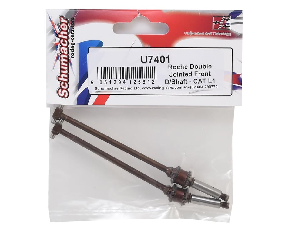 Schumacher CAT L1 Roche Double Jointed Front Driveshaft (2