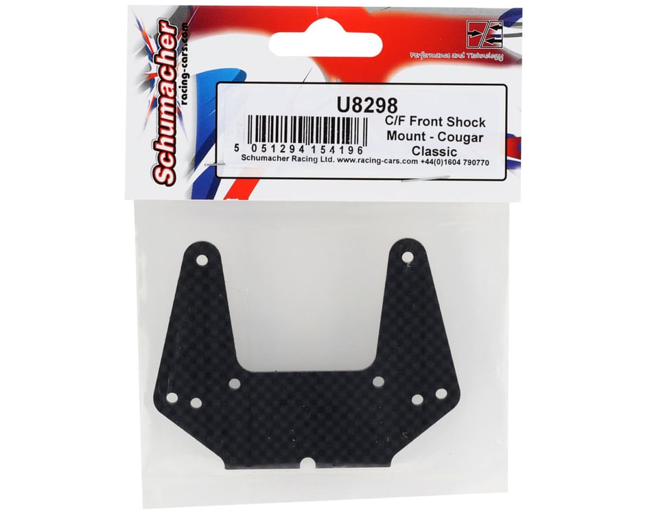 Schumacher Cougar Classic Carbon Fiber Front Shock Mount [SCHU8298