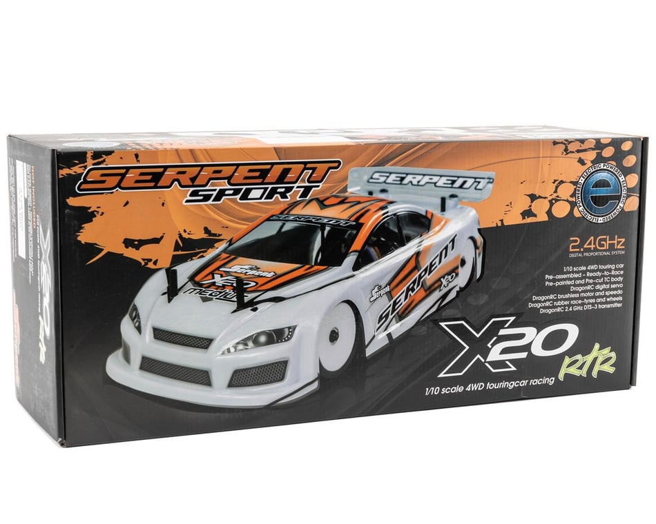 Serpent Medius X20 1/10 RTR 4WD Electric Touring Car w/2.4GHz Radio System