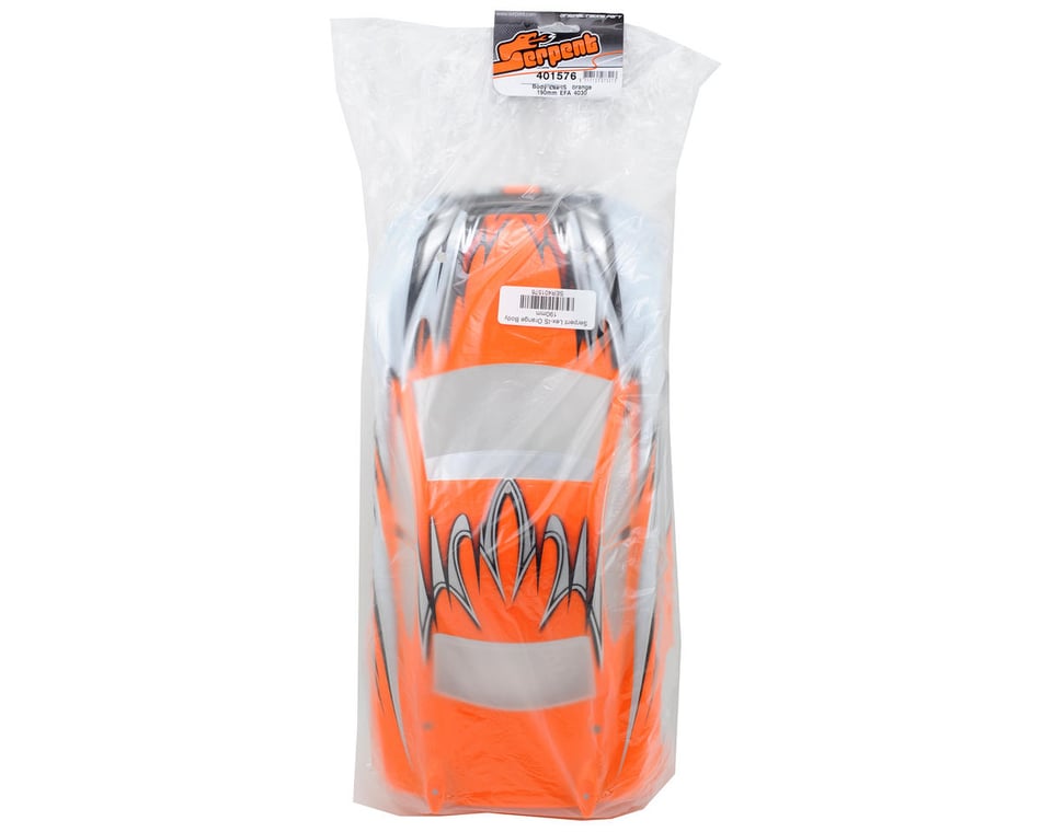 Serpent S411 Lex-IS Pre-Painted Touring Car Body (Orange) (190mm