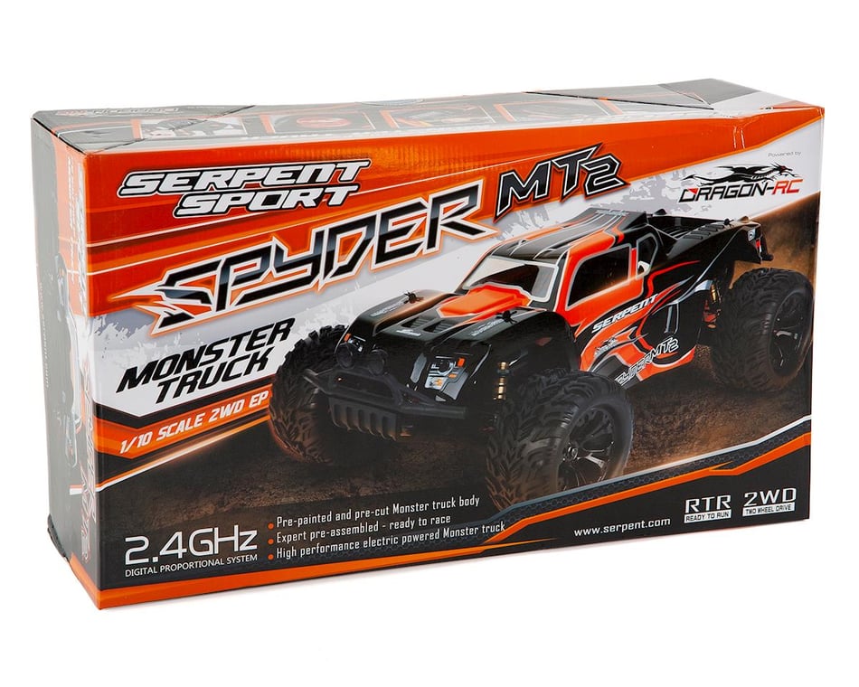 Serpent Spyder MT2 RTR 1/10 Off-Road 2WD Electric Monster Truck