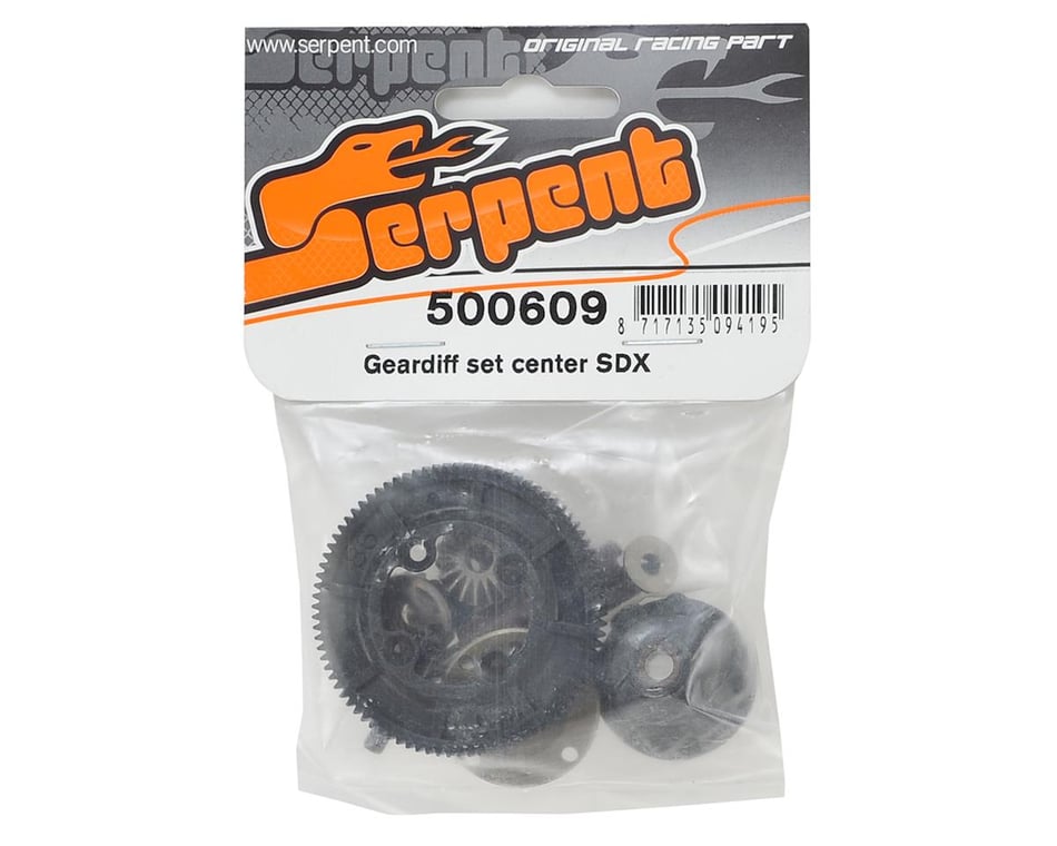 旋虐竜 ベリジェアクロ SR4枚セット Serpent SDX4 Center Gear Differential Set [SER500609] - HobbyTown