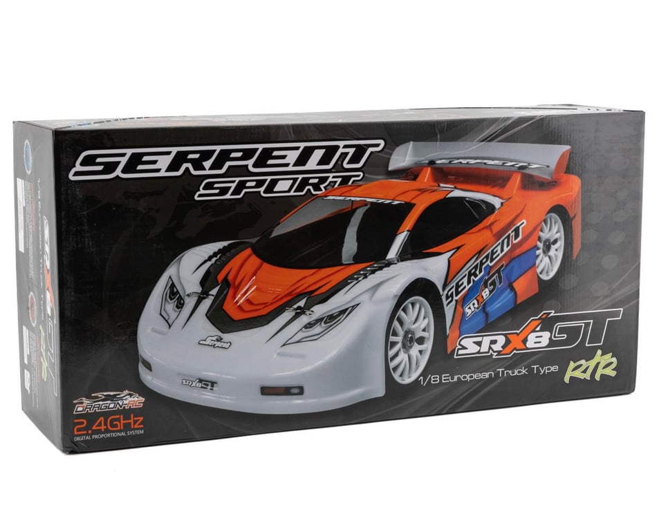 Serpent SRX8 GT 1/8 RTR On-Road Nitro Sedan w/2.4GHz Radio