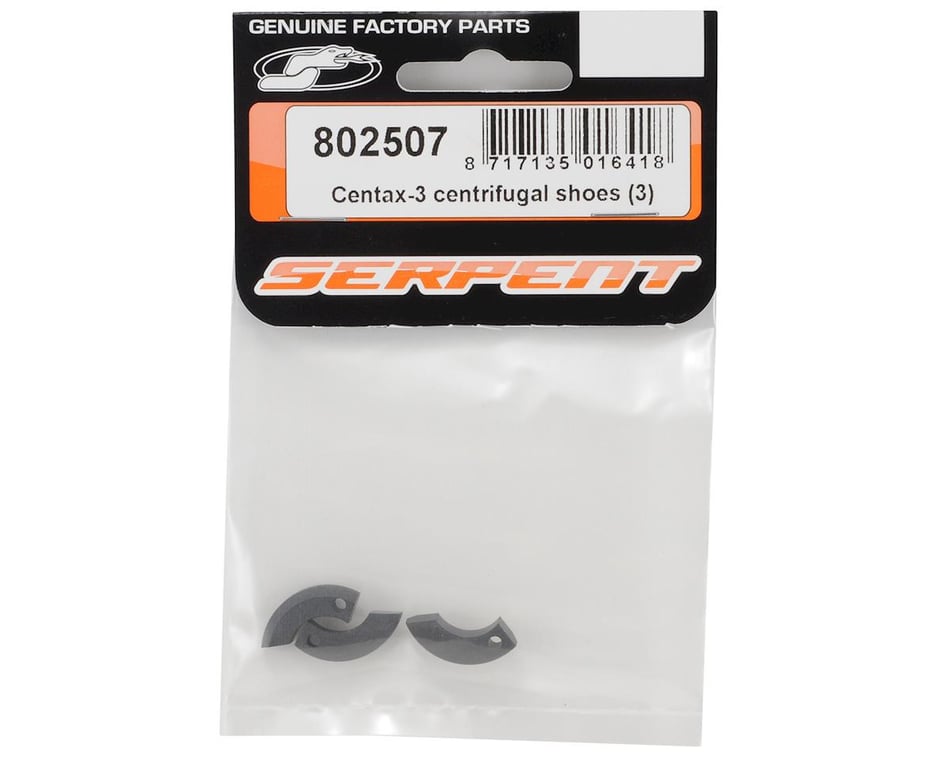 Serpent Centax-3 Centrifugal Clutch Shoes (3) [SER802507] - HobbyTown