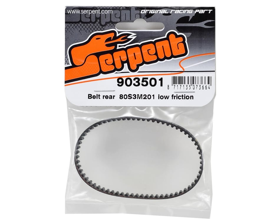 Serpent 80S3M201 Low Friction Rear Belt [SER903501] - HobbyTown