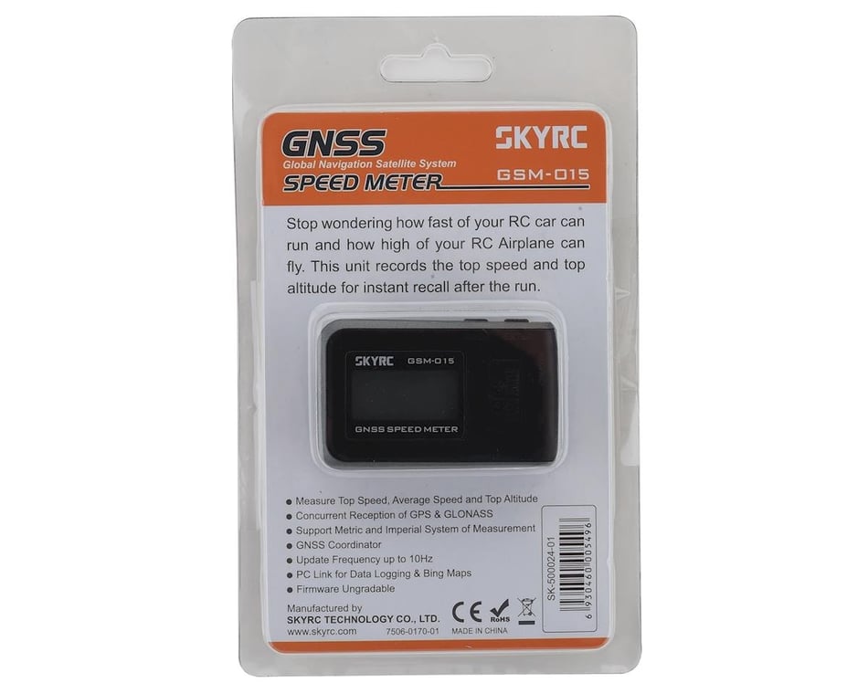 Installere omfatte bejdsemiddel SkyRC GPS Speed Meter & Data Logger [SKY-500024-01] - HobbyTown