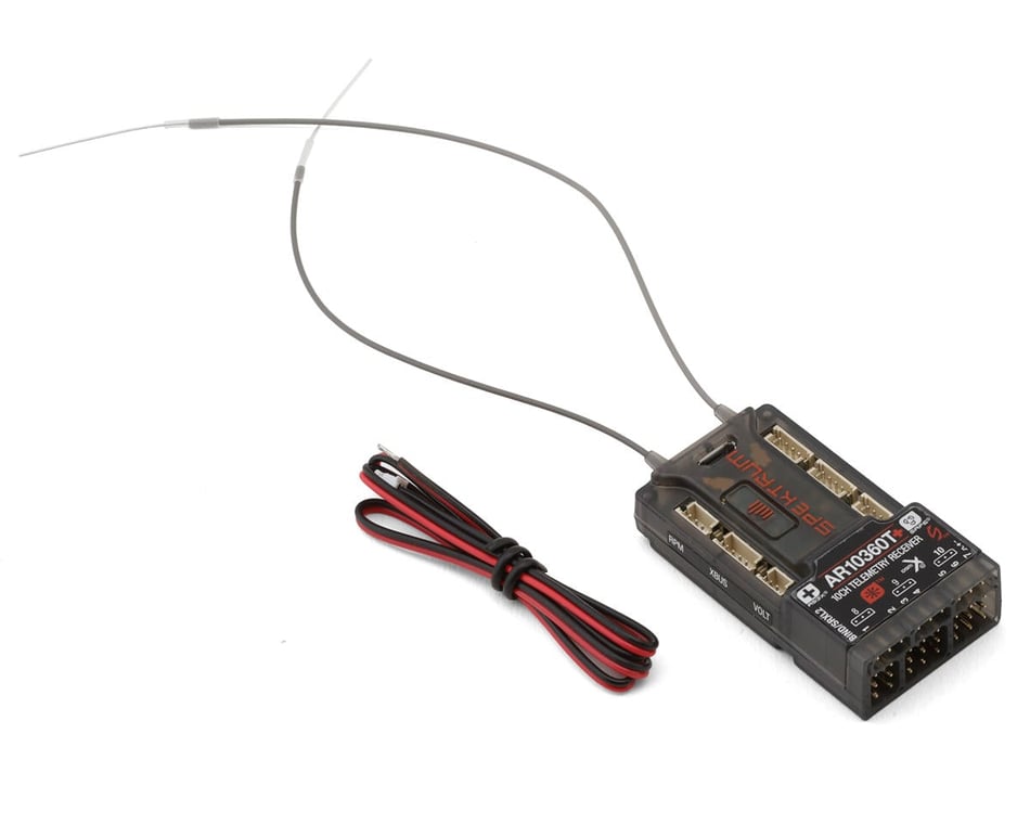 Spektrum RC AR10360T+ 10-Channel DSMX Aircraft Telemetry Receiver