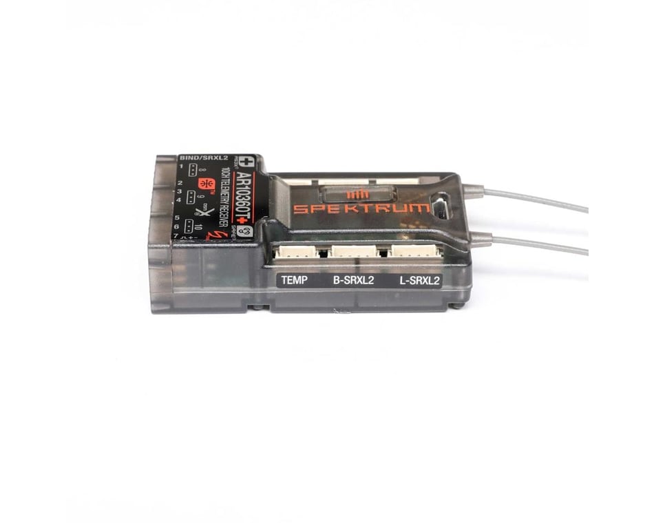 Spektrum RC AR10360T+ 10-Channel DSMX Aircraft Telemetry Receiver