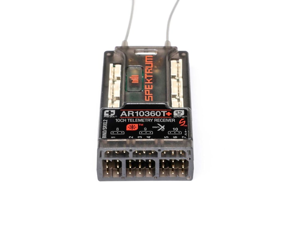 Spektrum RC AR10360T+ 10-Channel DSMX Aircraft Telemetry Receiver