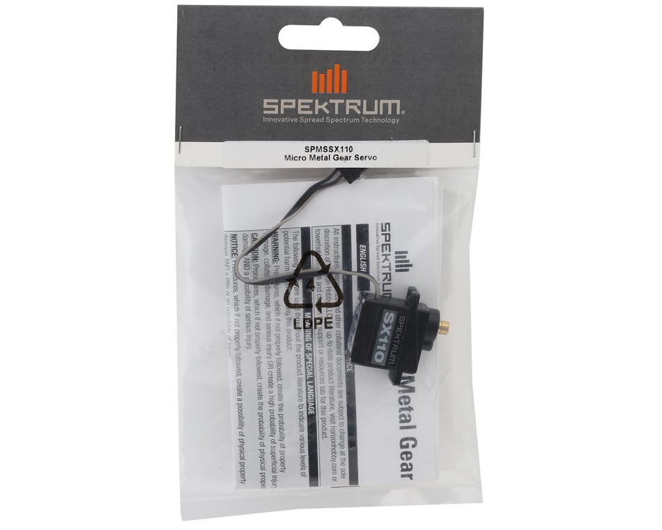 Spektrum SPMSH2065 – Servo Numérique Nanolite High Speed MG Pour Hélicoptère, Multicolore