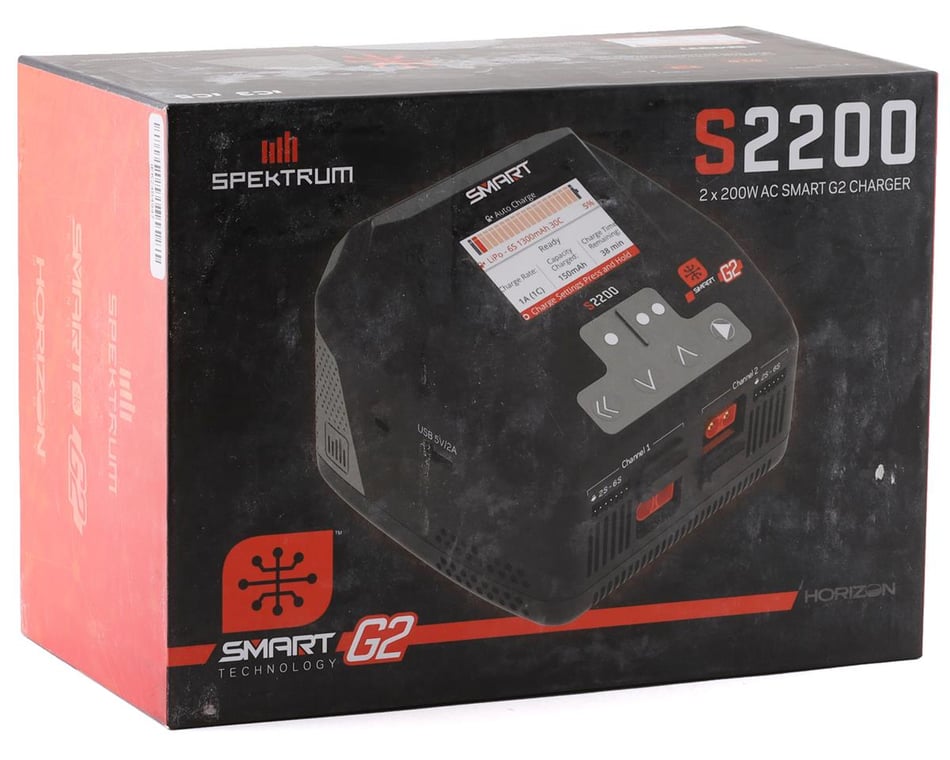 Spektrum SPMXC2010 - S2200 G2 AC 2x200W Smart Charger