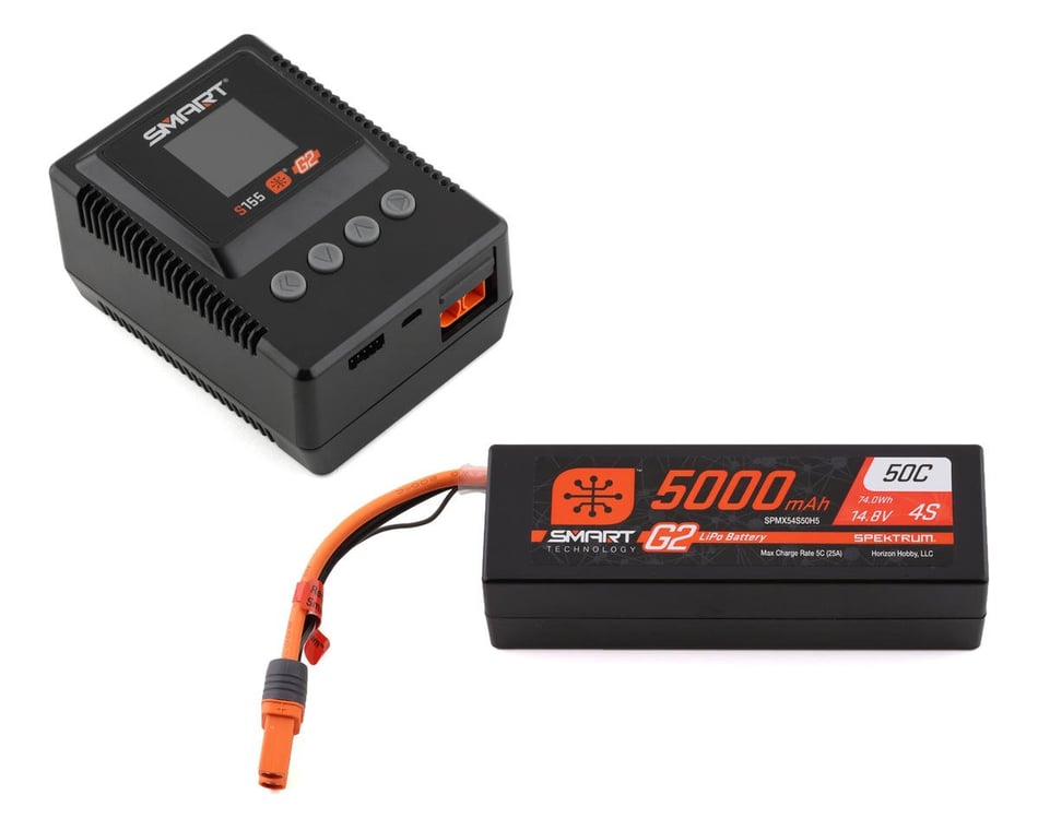 Spektrum RC Smart G2 PowerStage 4S Bundle w/4S Smart LiPo Battery (5000mAh)  [SPMXPSS400] - HobbyTown