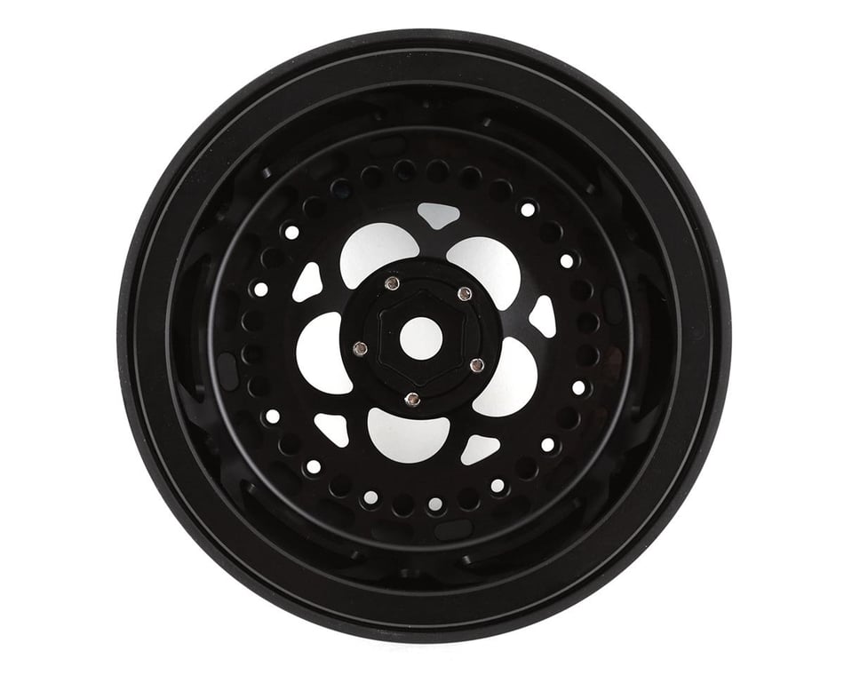 SSD RC 5 Hole Lightweight Aluminum Drag Racing Beadlock Wheels (Black) (2)  [SSD00523] - HobbyTown