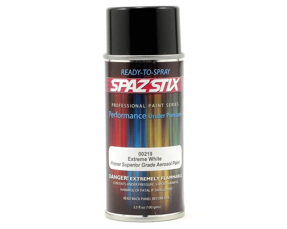 Spaz Stix Extreme White Superior Grade Primer Spray Paint (3.5oz)  [SZX00219] - HobbyTown