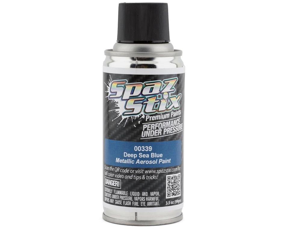 Spaz Stix Solid Aerosol Paint, Blue, 3.5-Ounce