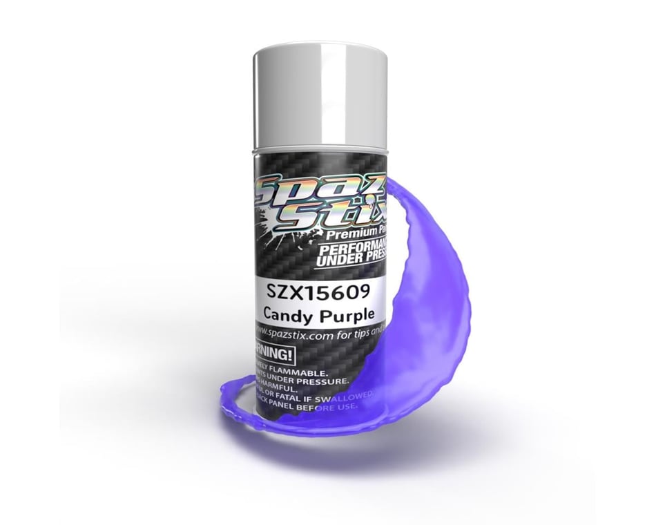 Spaz Stix Candy Purple Aerosol Paint, 3.5oz Can [SZX15609] - HobbyTown