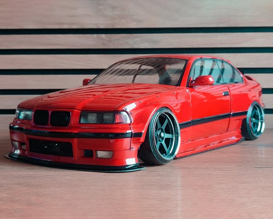 24K RC Technology 1/10 BMW GR Works E36 M3 Drift Body (Clear