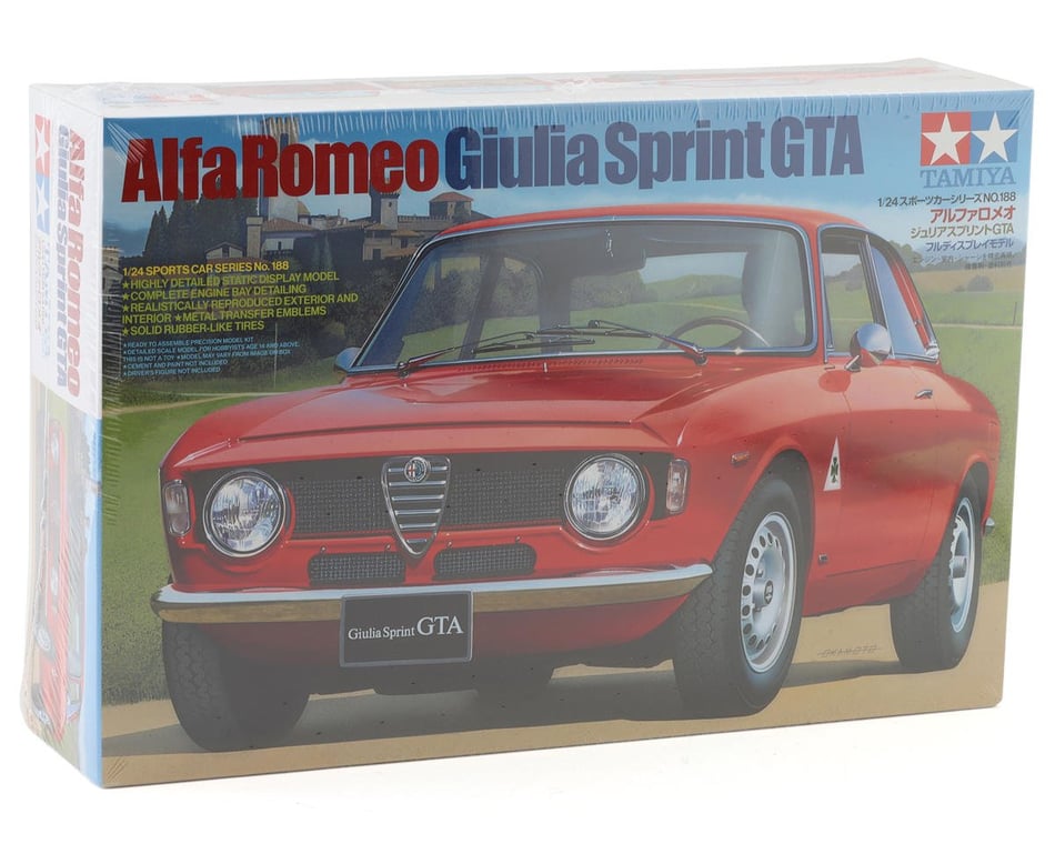 Tamiya 1/24 Alfa Romeo Giulia Sprint GTA Model Kit