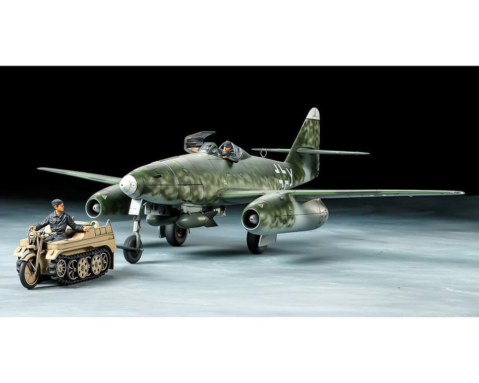 TAM25215 1:48 Tamiya Me262A-2a & Kettenkraftrad [2 kits]