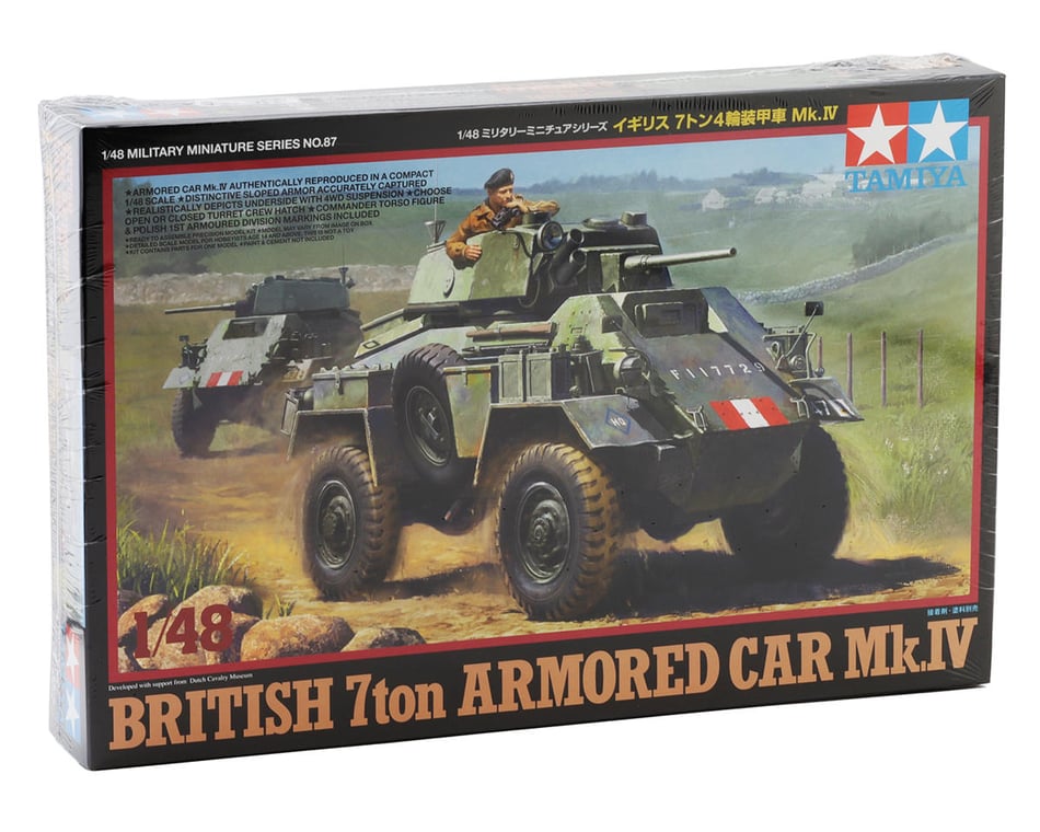 Tamiya 1/48 British 7ton Armored Car Mk.IV Plastic Model Kit