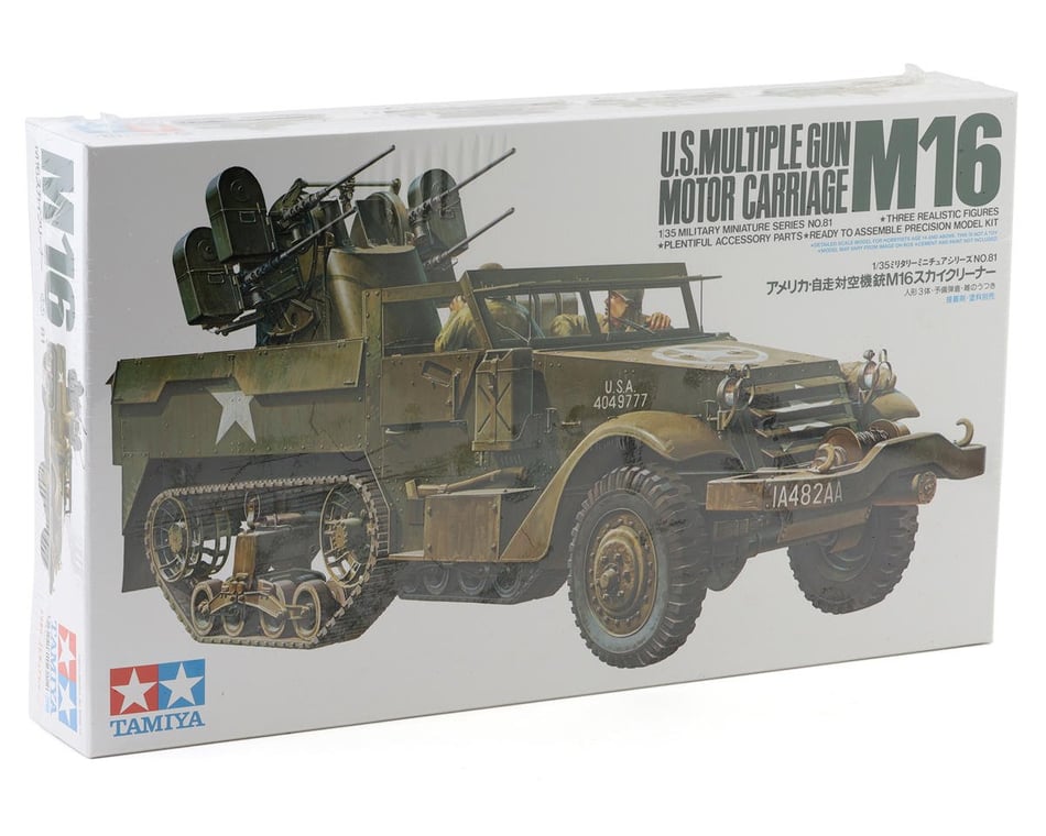 Tamiya 1/35 U.S. Multiple Gun Carriage M16 Half Track Model Kit [TAM35081]  - HobbyTown