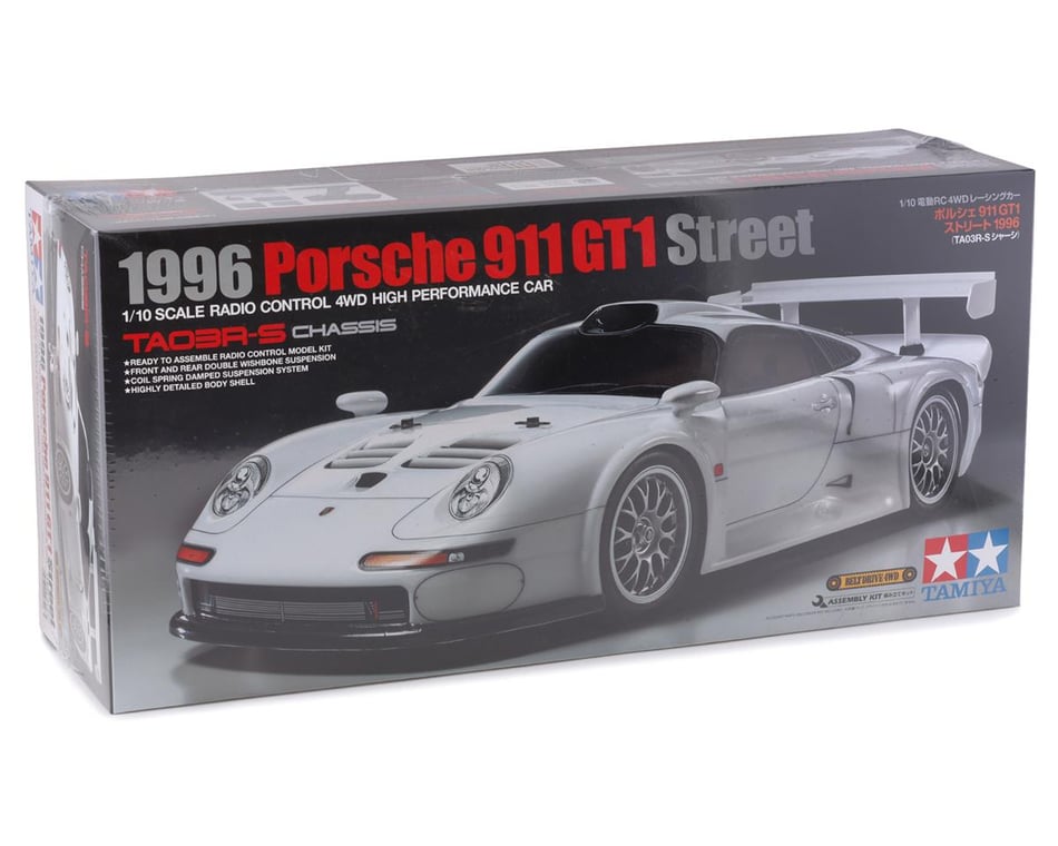 未使用未組立品 タミヤ 1/10RC ポルシェ 911 GT1 ストリート 1996 