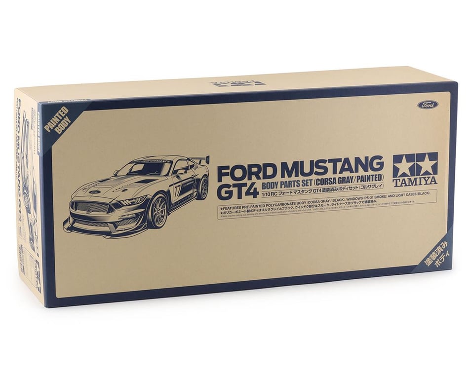 Tamiya Ford Mustang GT4 Pre-Painted Body Set (Grey)