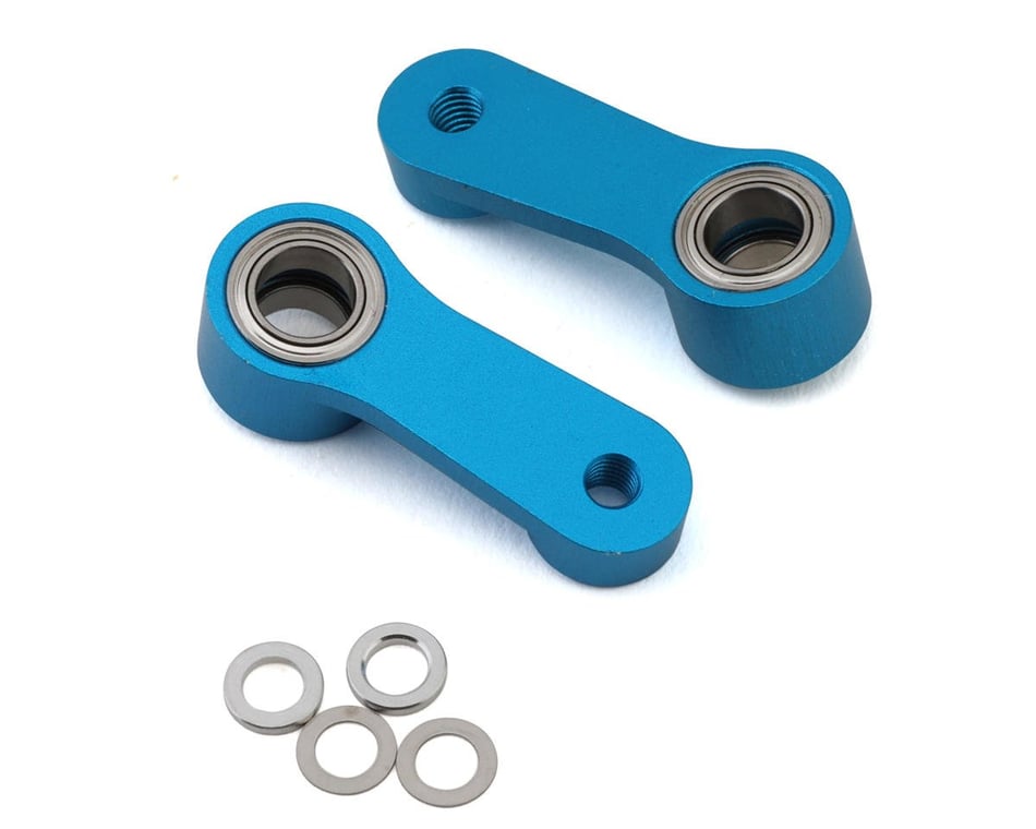 Tamiya RC TA07 Aluminum Steering Arm Set (Blue) [TAM54704] - HobbyTown