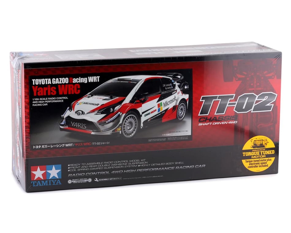 Tamiya Toyota GAZOO Racing WRT/Yaris WRC TT-02 1/10 4WD Electric Rally Car  Kit [TAM58659] - HobbyTown