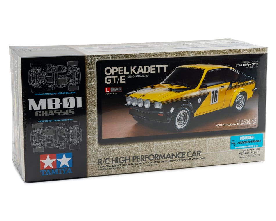 Tamiya Opel Kadett GT/E 1/10 MB-01 On-Road Touring Car Kit (FWD