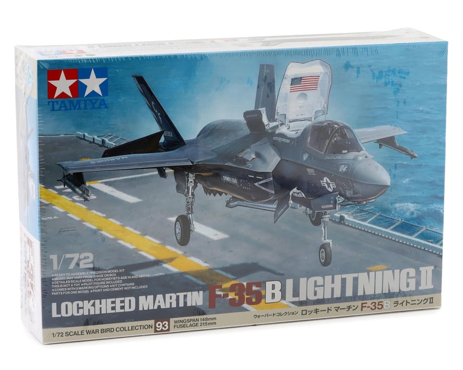 Tamiya 1/72 Lockheed Martin F-35B Lightning II Plastic Model Kit