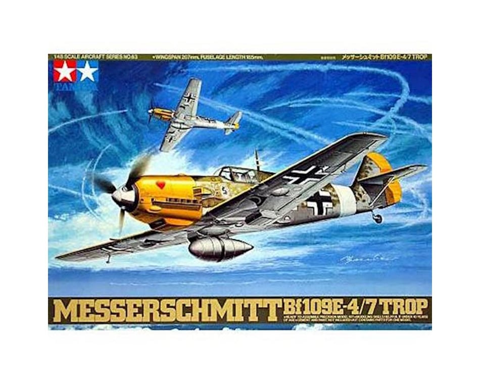 Tamiya America Tam 1/72 Messerschmitt Bf109 E 4/7 Plastic Model Kit Tam60755 for sale online