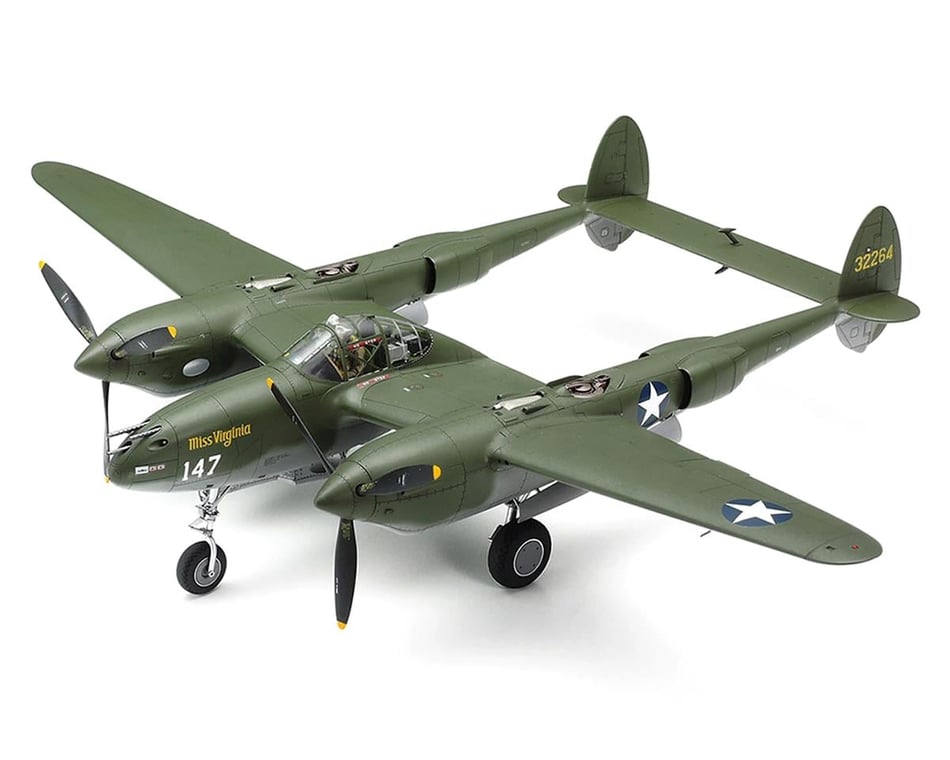Tamiya 1/48 Lockheed P-38 F/G Lightning Airplane Model [TAM61120