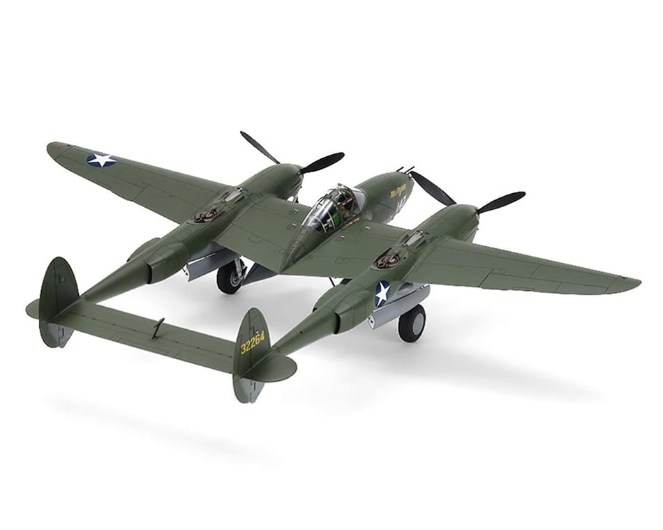 Tamiya 1/48 Lockheed P-38 F/G Lightning Airplane Model [TAM61120
