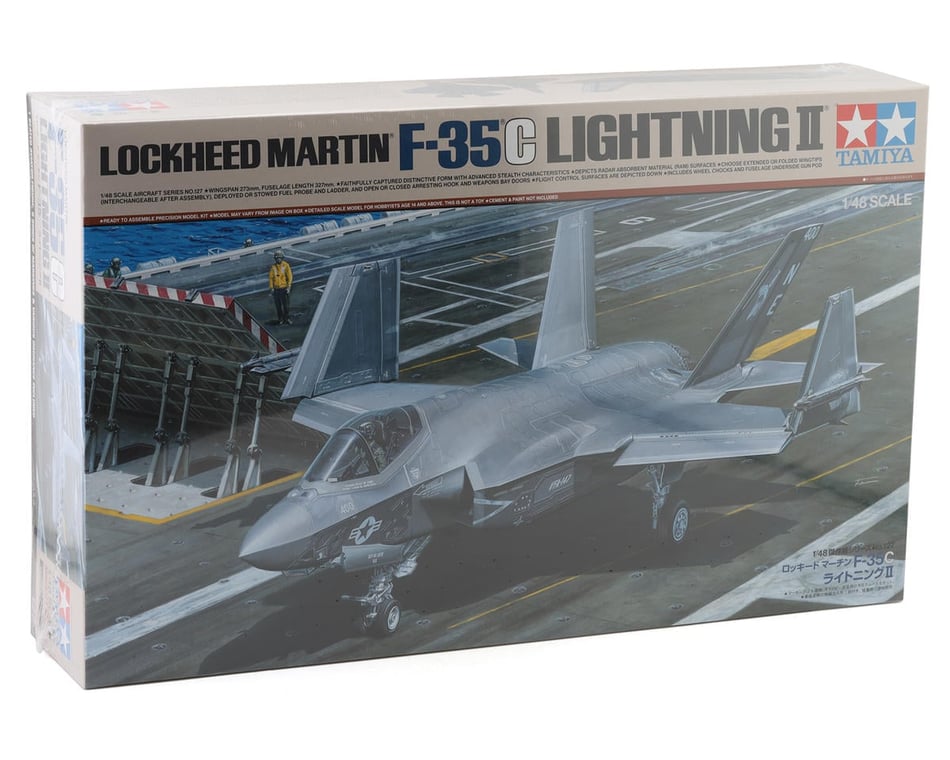 Tamiya 1/48 Lockheed Martin F-35 C Lightning II Plastic Model Kit
