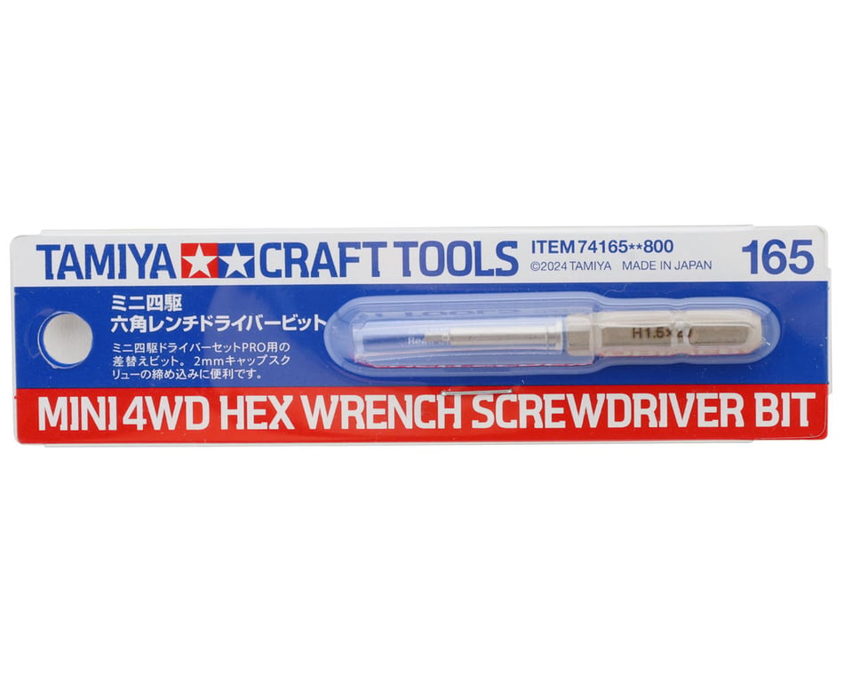 Tamiya Mini 4WD Magnetic Hex Wrench Screwdriver Bit (1.5mm