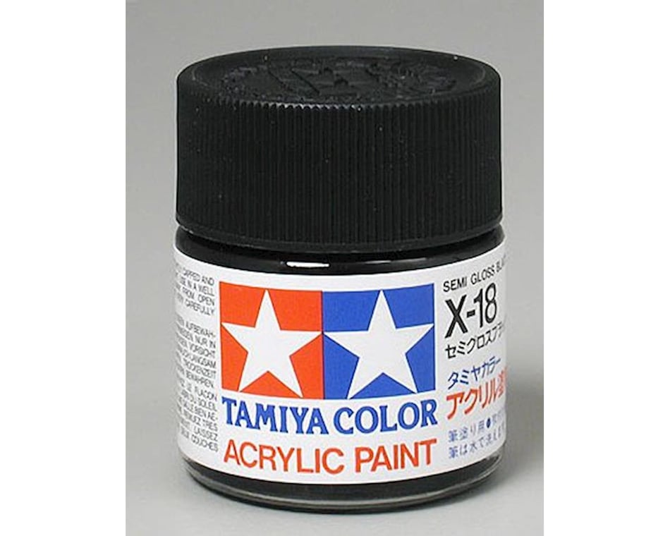 LP-5 Tamiya Lacquer Semi-Gloss Black 10ml