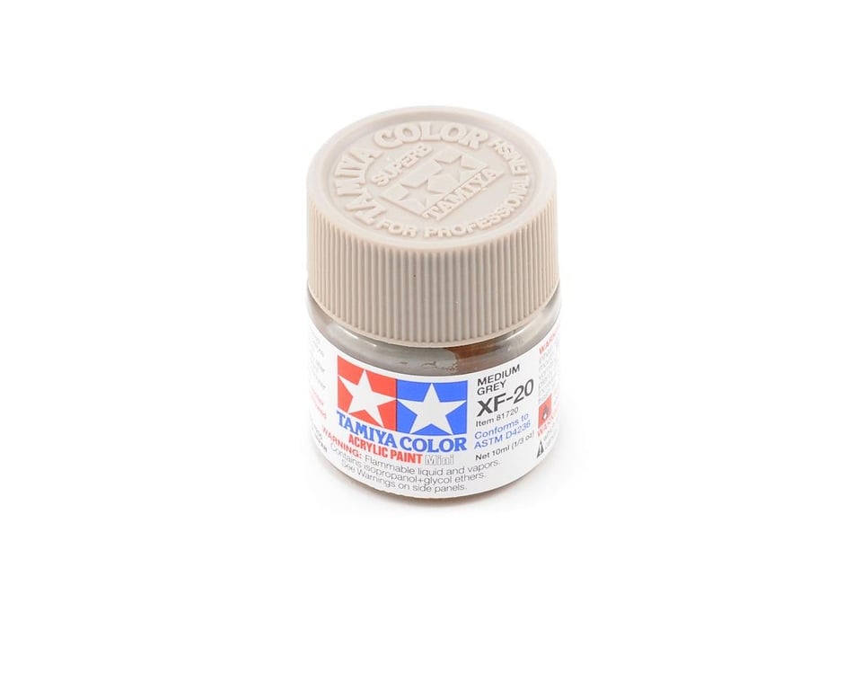 Tamiya XF-20 Flat Medium Grey Acrylic Paint (10ml) [TAM81720] - HobbyTown