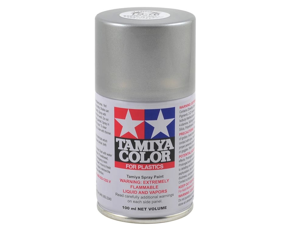 Tamiya TS-76 Mica Silver Lacquer Spray Paint (100ml) [TAM85076] - HobbyTown