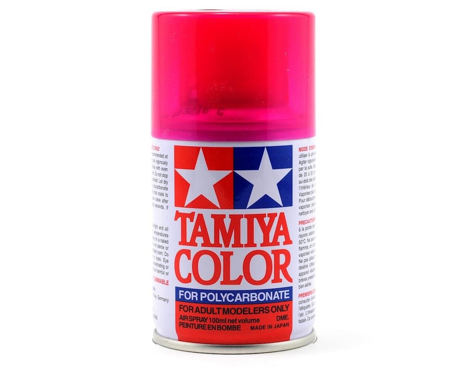 Tamiya America, Inc Polycarbonate PS-40 Translucent Pink, Spray 100 ml,  TAM86040