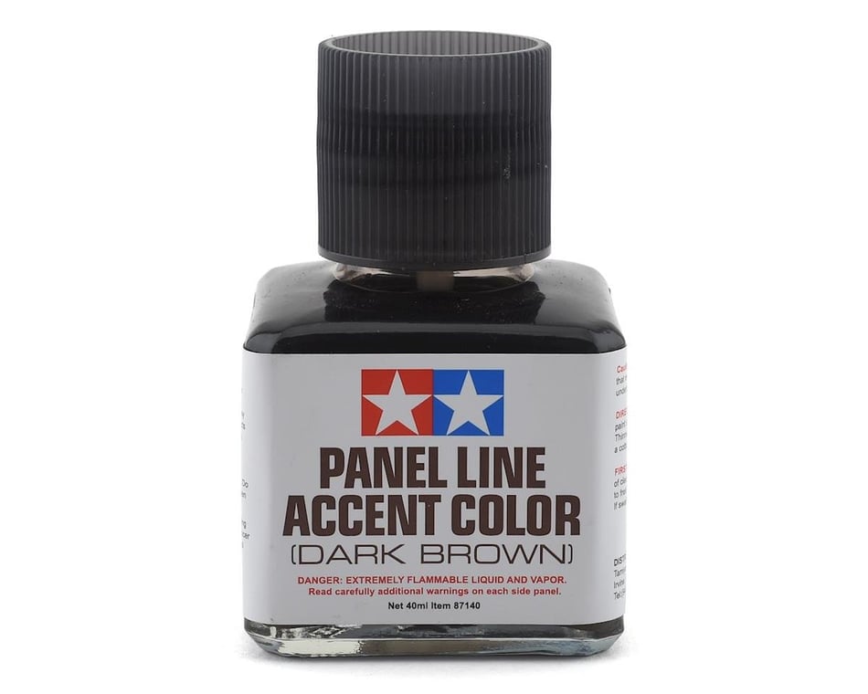 Tamiya Panel Line Accent Color (Dark Brown) (40ml) [TAM87140