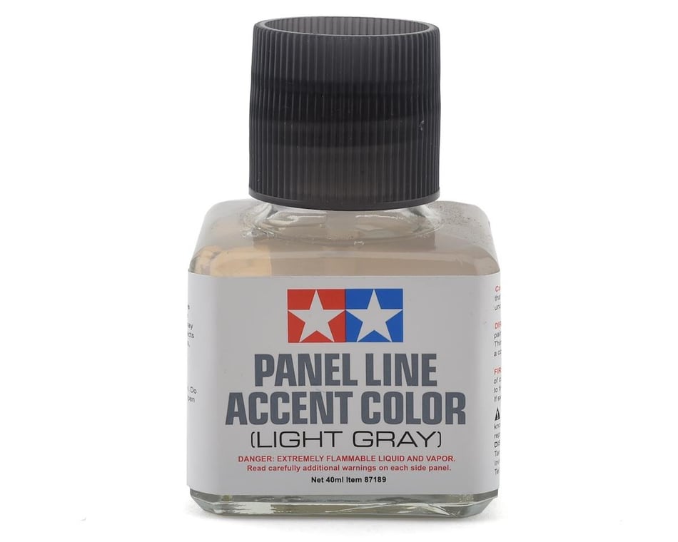 Tamiya Panel Line Accent Color (Light Grey) (40ml) [TAM87189
