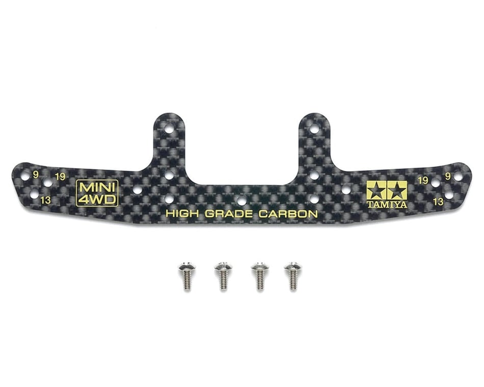 Tamiya Mini 4WD JR HG Carbon Fiber Rear Bumper Plate (1.5mm