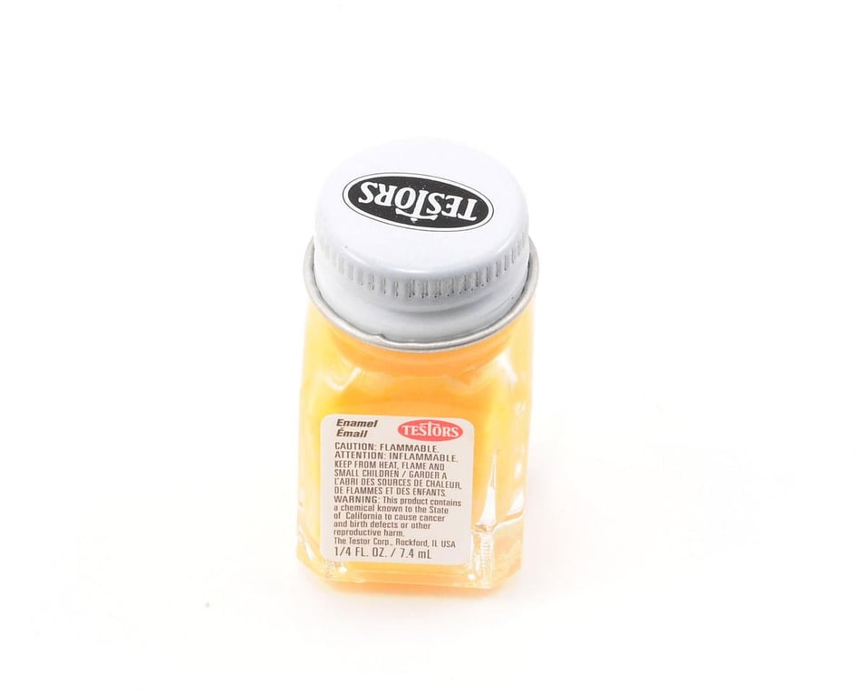 Testors Enamel Paint - Yellow, 1/4 oz bottle