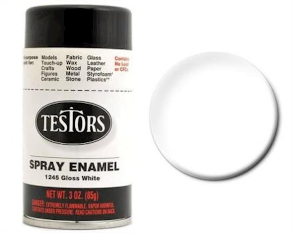 Testors Enamel Spray Paint - Transparent - Blue 3 oz.