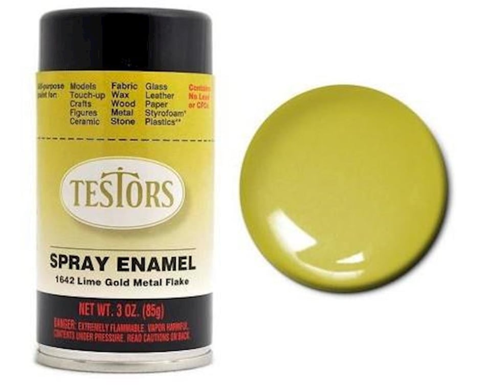 Gold Spray Testors Enamel Plastic Model Paint